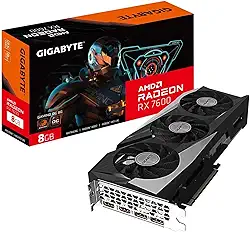 GPU GIGABYTE AMD RADEON RX 7600 GAMING OC 8GB 128BITS GDDR6 GV-R76GAMING OC-8GD