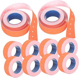 Ciieeo 1 Roll Sticker Labels Roll Caps for Cap Guns Refill Cost Tag Sticker Display Label Tags for Garage Sales Tape Sign Cost Tag Paper The Sign Label Sticker Red Stickers Price Tag