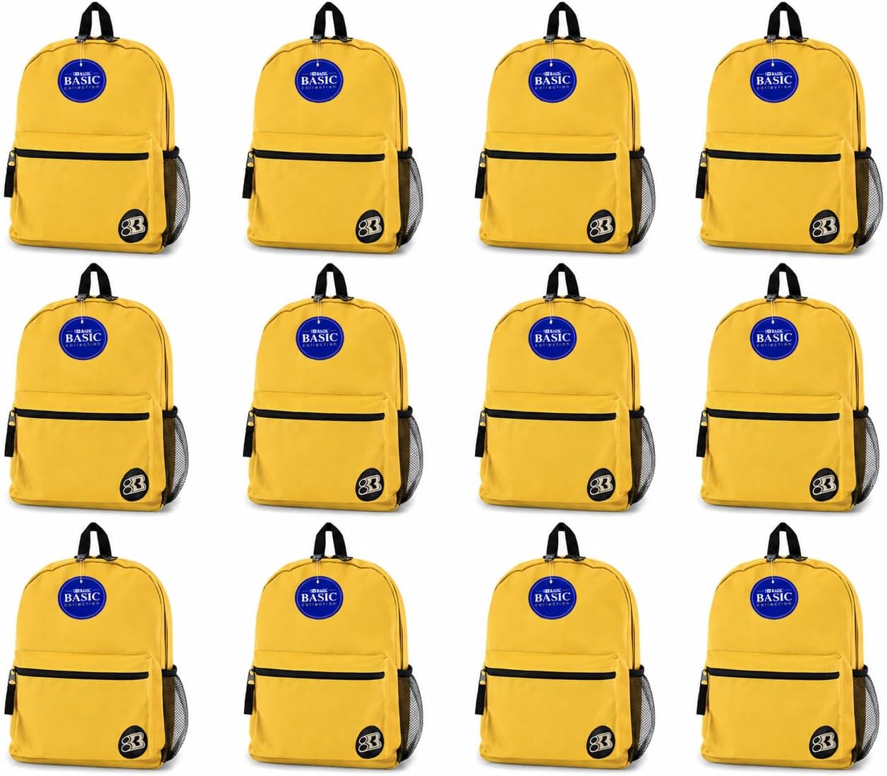 OMURA 6 Pack, 16" Mustard Basic Backpack image 2