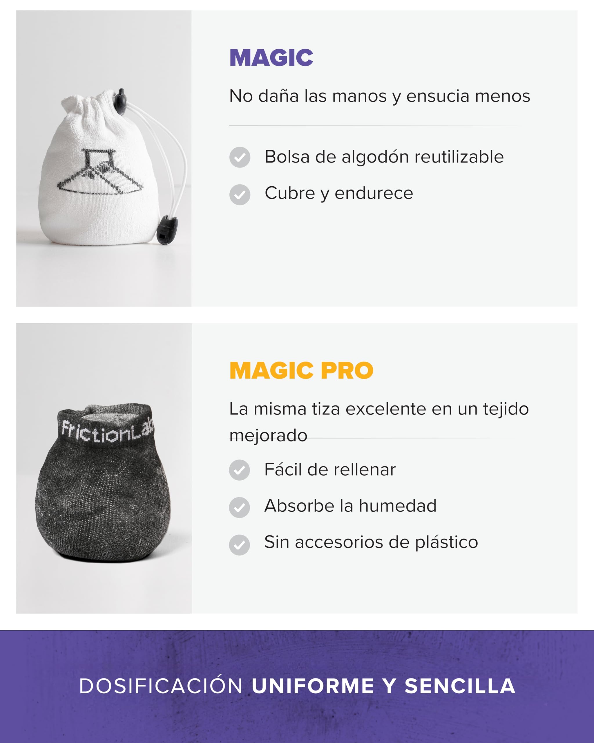 Friction Labs Tiza Deportiva Premium para Escalada, Agarre Duradero, Piel más Sana, Mejor Rendimiento