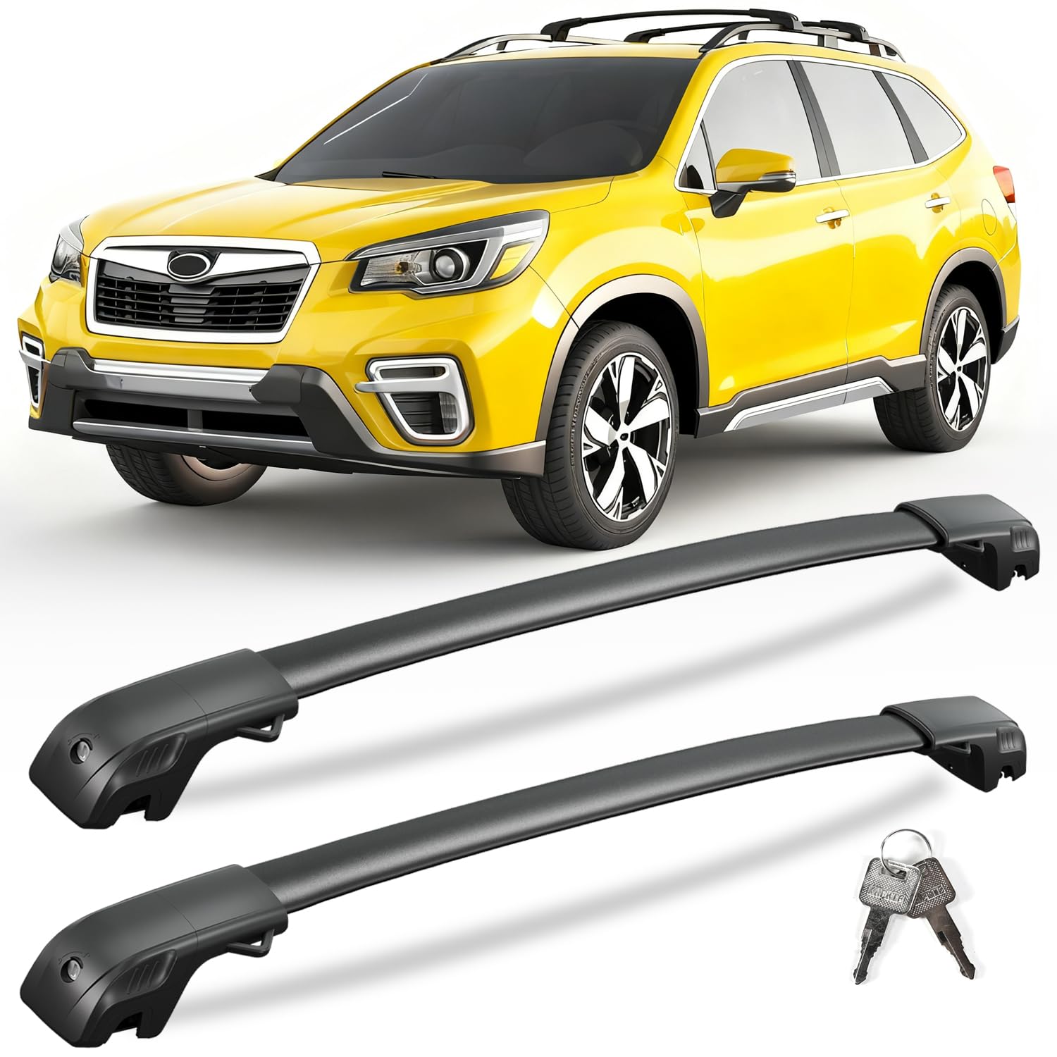 KINGGERI 300lbs Roof Rack Cross Bars for Subaru Forester 2014-2026
