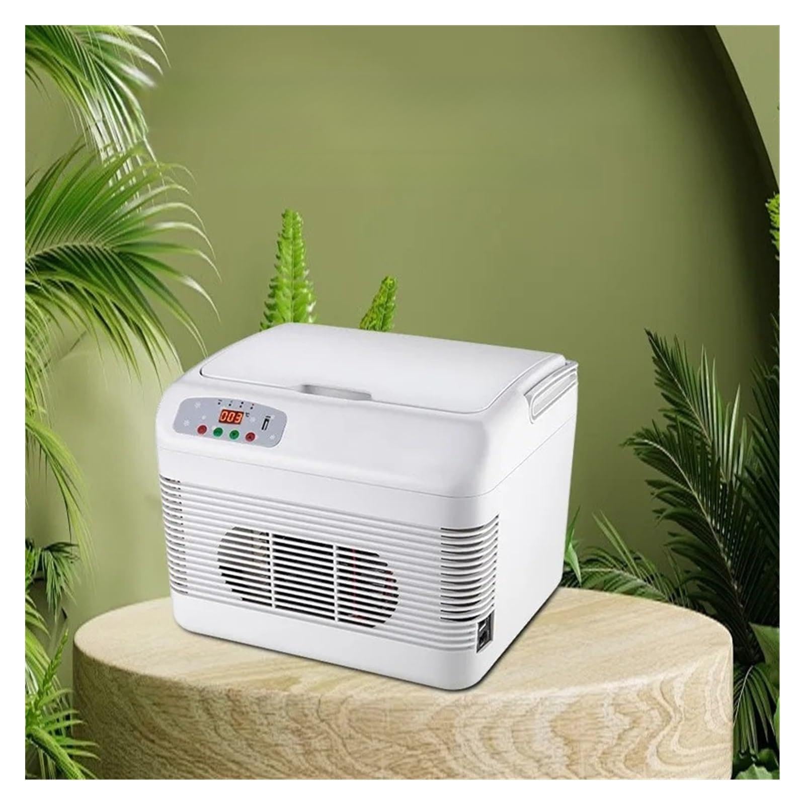 Refrigerador de Coche de 12 litros con Sistema Dual y Pantalla Digital, USB, for Cargar teléfonos móviles, minicontenedor de calefacción for Coche de Doble propósito.(For Car)