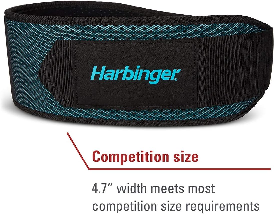 Harbinger Weightlifting Belt - Red, 4.5 Inch, Small