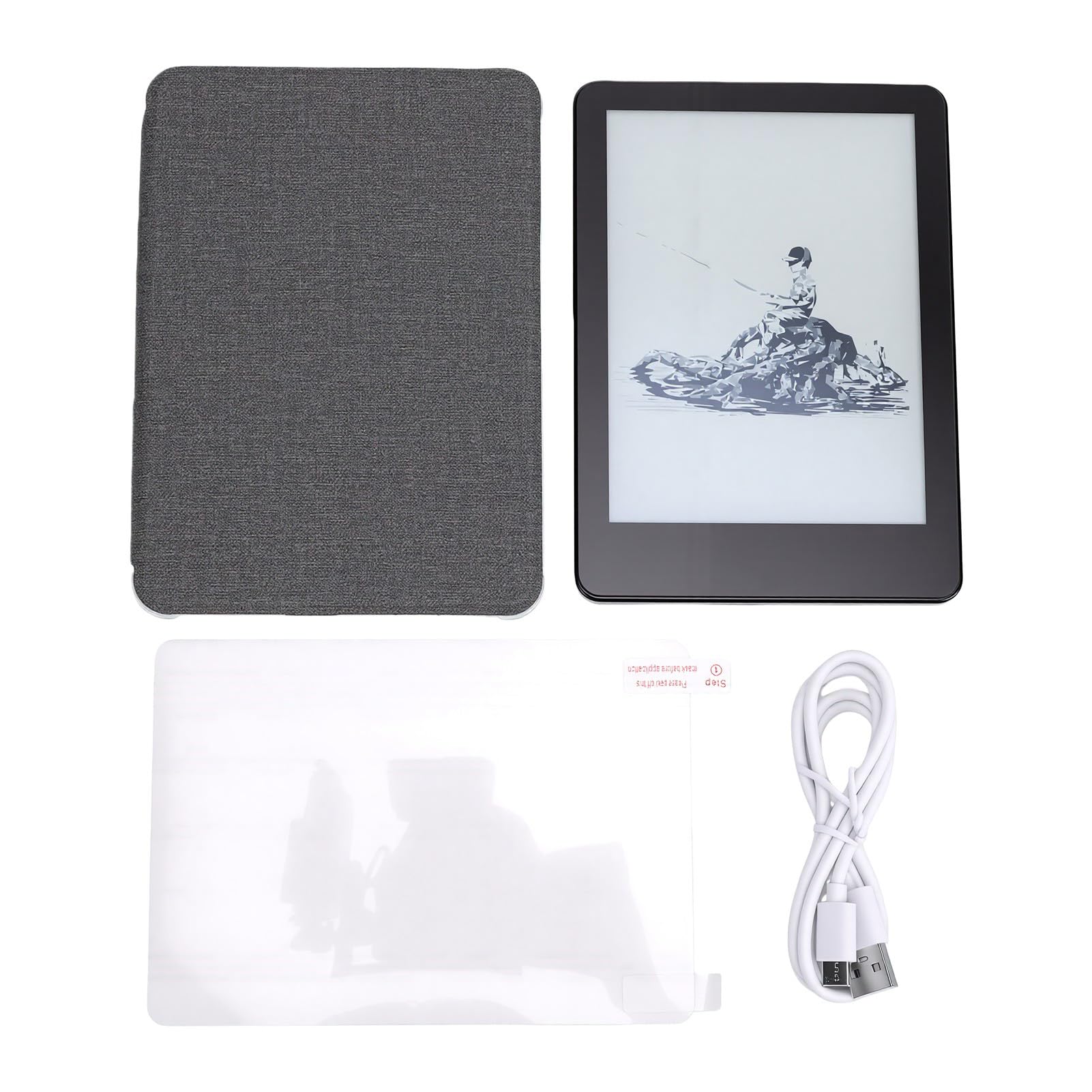 Lettore di Ebook da 6 Pollici, Dispositivo Digitale Portatile (BLACK)