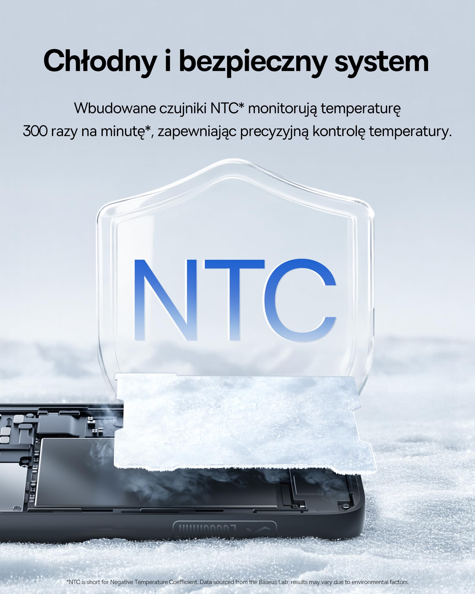 Baseus FC11 Power Bank, przenośna ładowarka 20000 mAh z podwójnym wbudowanym kablem, kompaktowy akumulator 45 W, chowany kabel, inteligentny wyświetlacz, do iPhone'a Air/17/16, iPada, laptopa