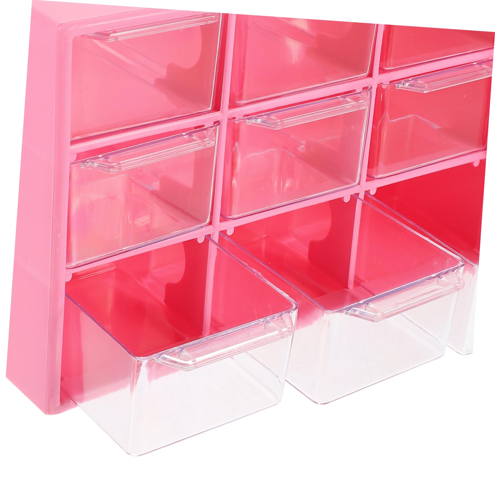 jojofuny 4pezzi Contenitore Per Perline in Plastica Trasparente Scatola Portaoggetti Per Cassetti Organizzatore Per Lavori Artigianali e Piccoli Oggetti