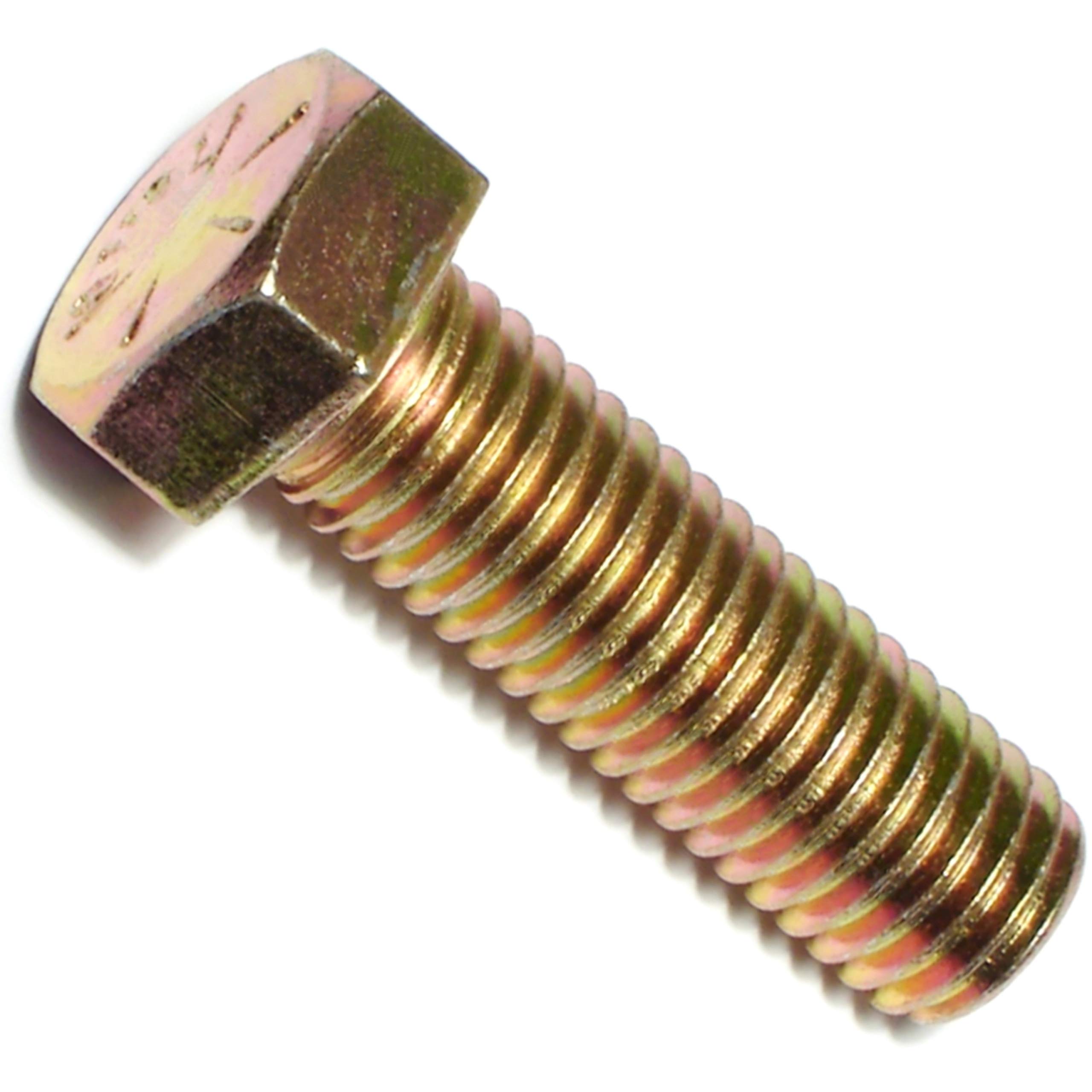 Tornillos hexagonales grado 8 con alta resistencia y rosca gruesa de 1,27 cm
