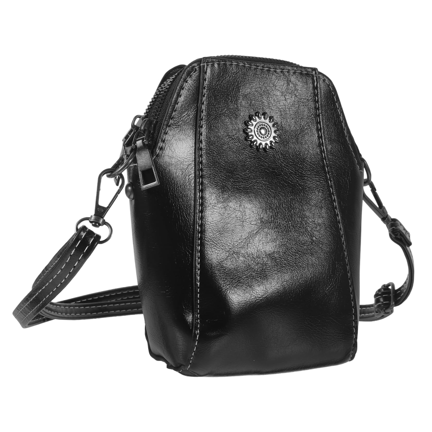 LIFKOME Mini Borsa Porta Cellulare Borsa Del Portafoglio Del Telefono Per Telefono a Tracolla Piccola Per Cellulare Piccola a Tracolla Pu Rosso