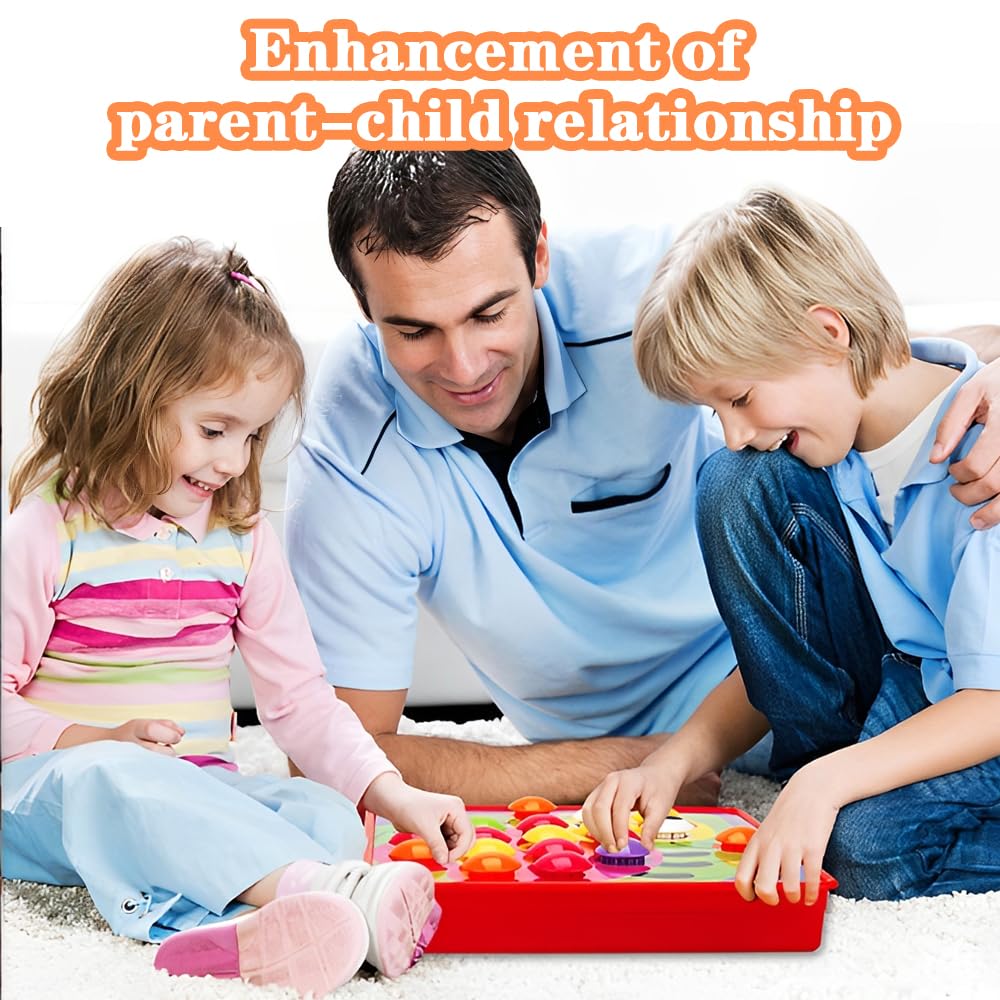 Cylora Gry Montessori dla dzieci w wieku od 3 do 6 lat, z 46 dużymi perłami i 12 kolorowymi kartami, tabletem i pojemnikiem