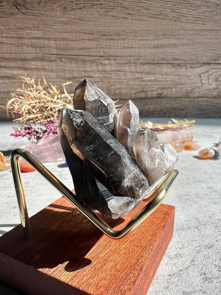 両剣 モリオン 黒水晶（モリオン）両剣カテドラルクラスター 両剣ファントム