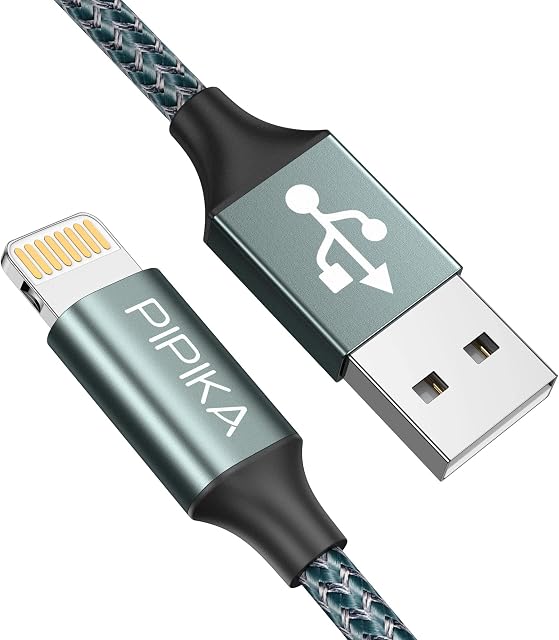 PIPIKA iPhone Charger Cable 3M/10FT Lightning Cable Nylon USB iPhone Charging Cable Compatible with iPhone 13/13 Pro Max/12/12 Mini/12 Pro/11/11 Pro/XS/XS Max/XR/X/8 Plus/7/6s/6 Plus/5c/SE/Air