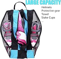 Vista 3 de Bolsas de patinaje, ideales para patines de patinaje, patines de hielo, patines cuádruples, patines en línea, patines de patinaje, patines