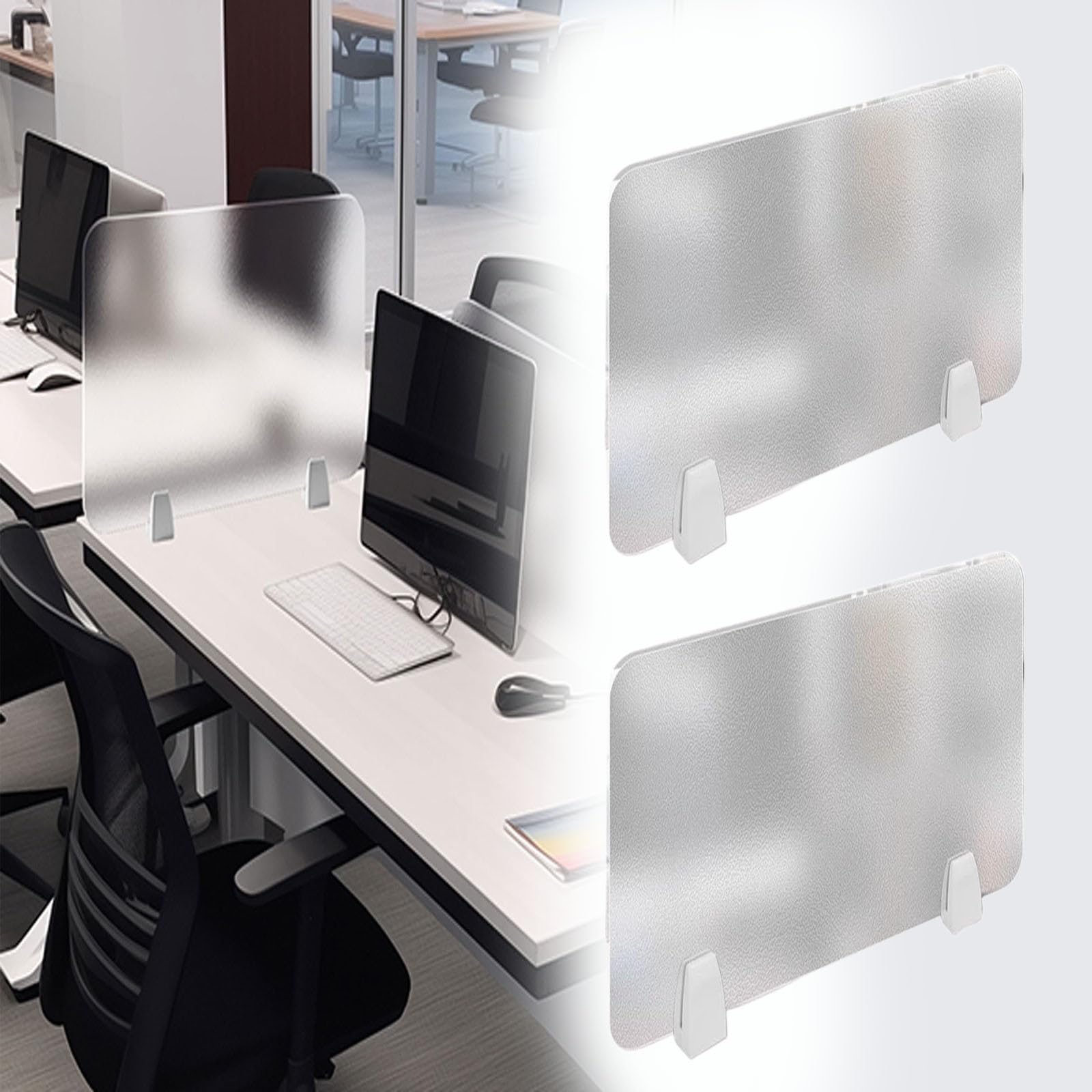 Cloison de bureau pour retrouver le calme : Lot de 2 panneaux 90x30