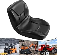 Vista 5 de Asiento universal de repuesto para carretilla elevadora, asiento trasero de tractor con orificios preperforados para carretilla elevadora tractor