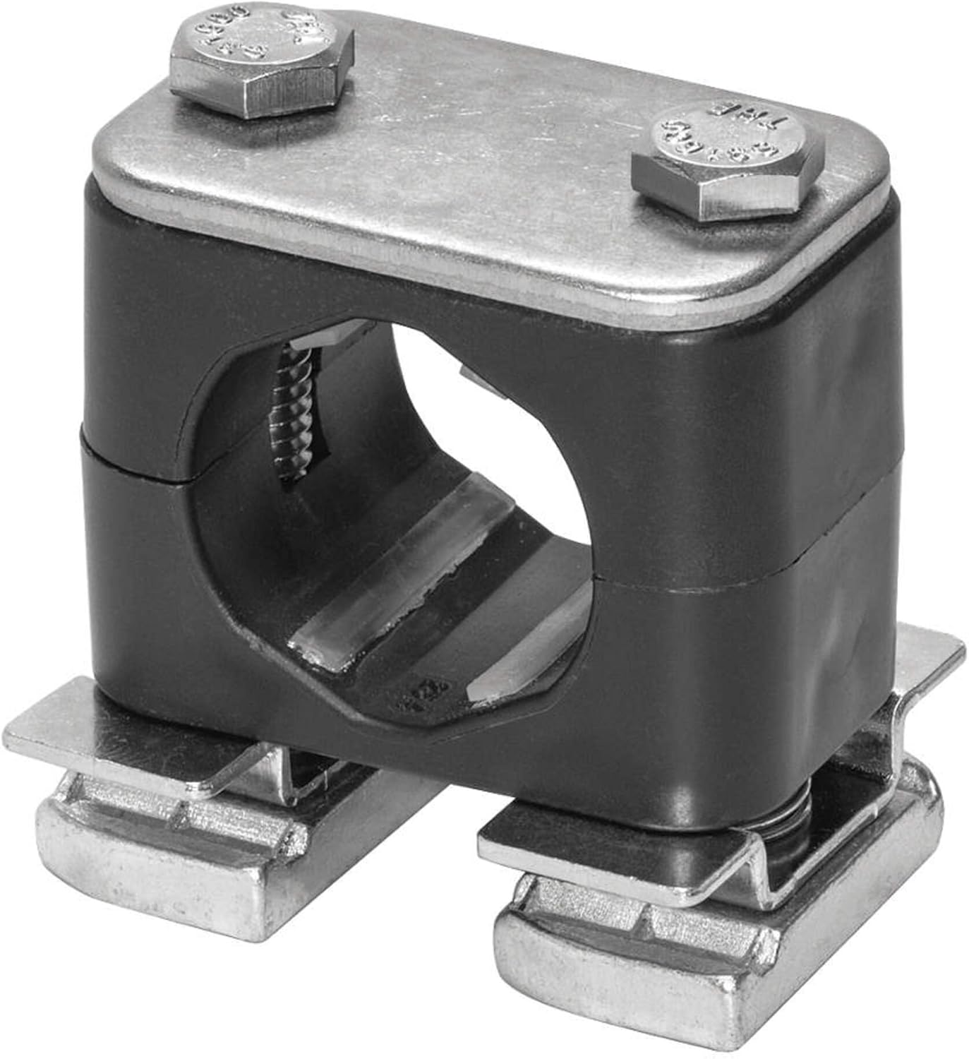 Tube Clamp, 1.99in H, 316 SS, Size 7/64in