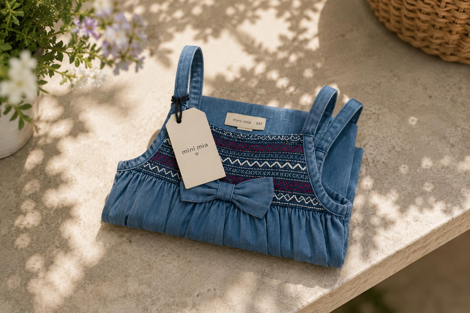 Mayoral Vestito Bambina in Cotone, Abito con Ricamo e Gonna a Balze, Stile Elegante per Primavera Estate
