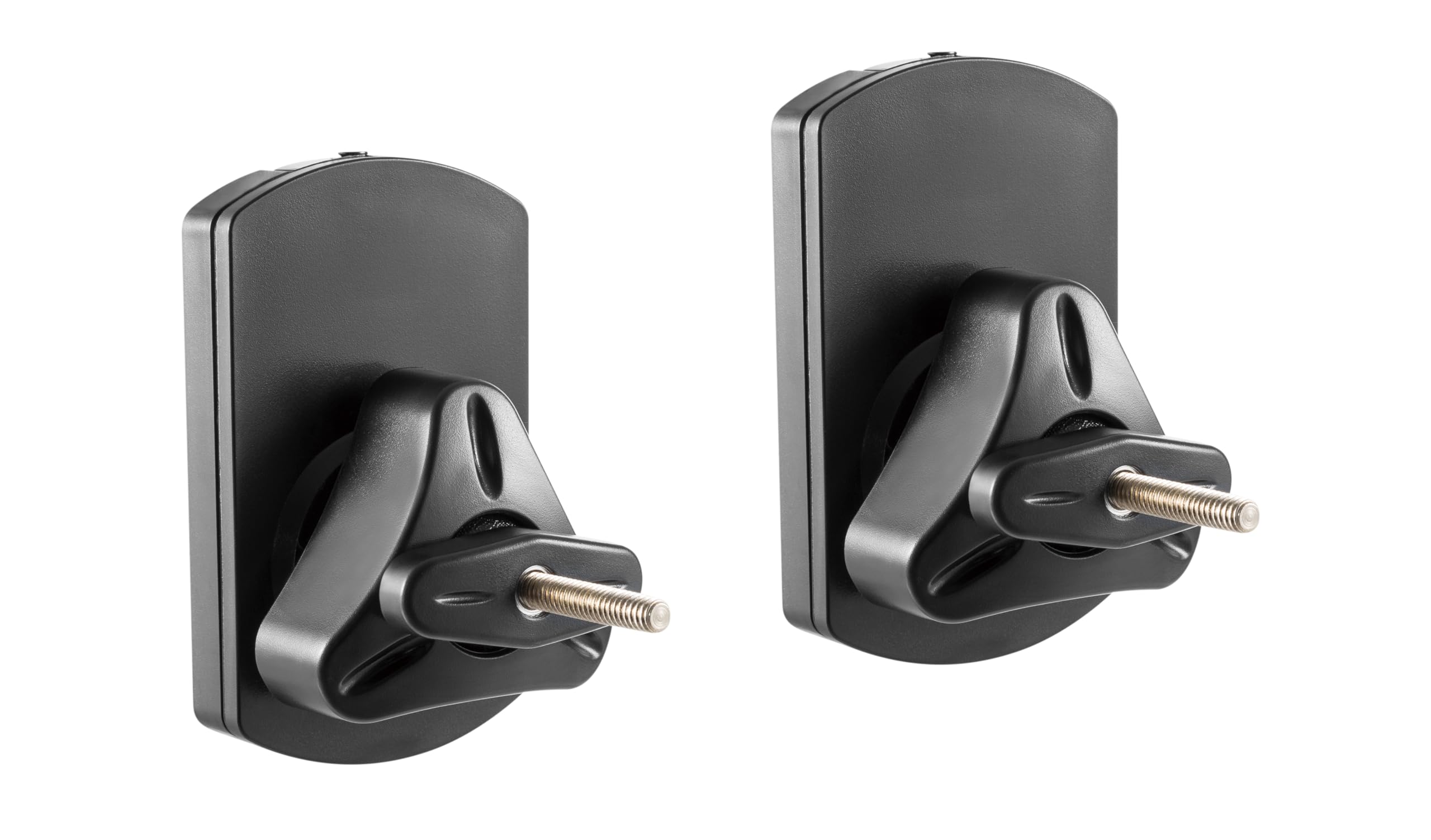 HALTERUNGSPROFI LS38 Lautsprecher Wandhalter Paar (2 Stück) schwarz 10kg universell