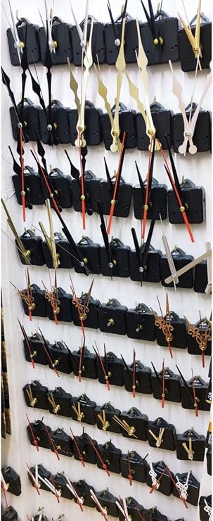 Hobalem 1 Piece, Wall Clock Mechanism, 10 Mm Shaft, Silent, Clock Motor, Metal Scorpion, Shearwater, Seconds