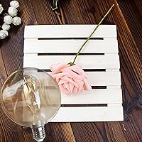 Vista 2 de Led Decorative Light Bulb, Round,2200K Warm,1.5W E26 Base(Non-Dimmable), Amber Glass Light Bulbs,Unique Spiral Light Bulbs,Cool Atmosphere