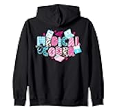 Medical Coder Leopard Medical Coding Medical Coders Zip Hoodie
