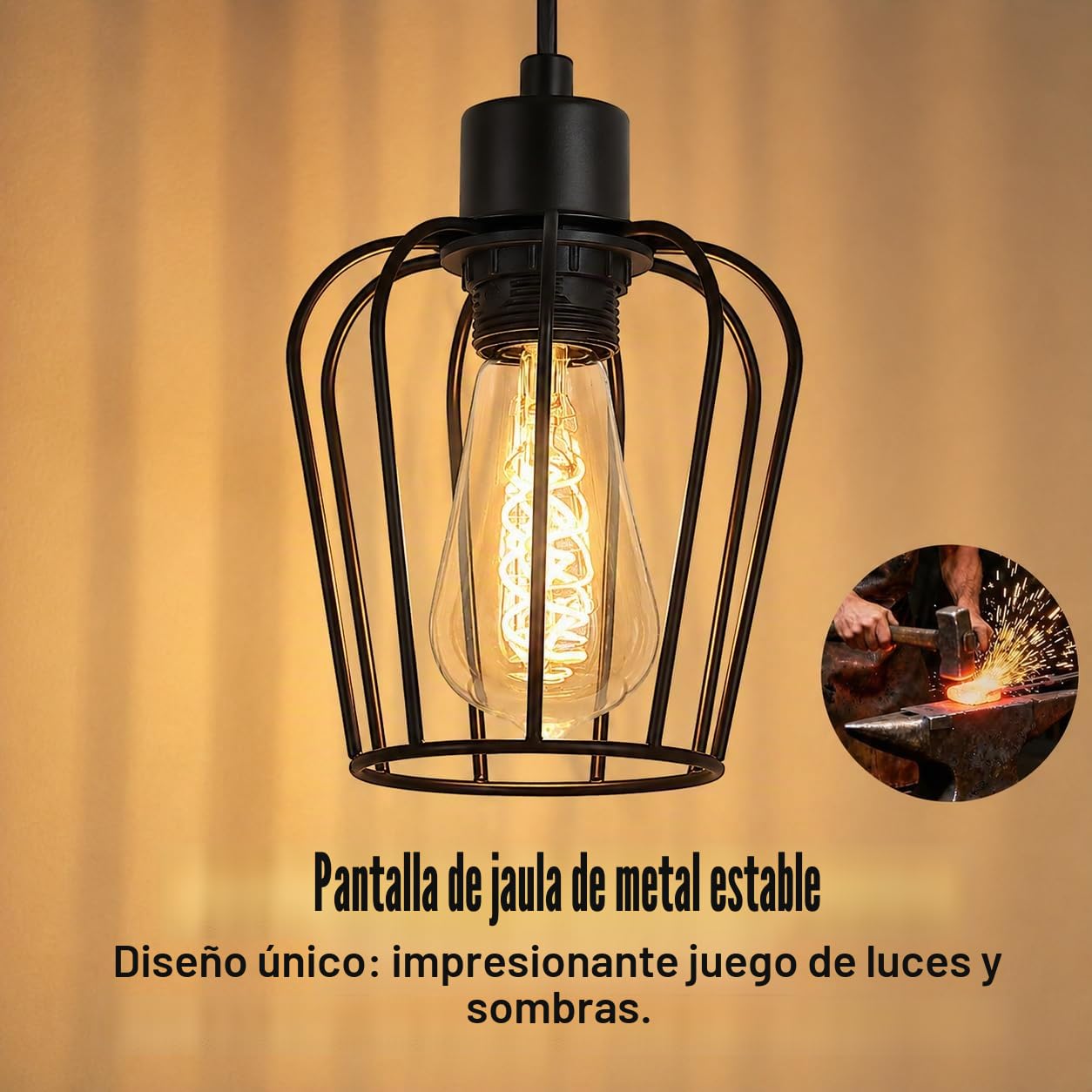 ZMH Lámpara de Pie Vintage de Madera y Metal Negro, Estilo Industrial, Lámpara de Suelo para Salón, Dormitorio u Oficina, Casquillo E27, sin Bombilla