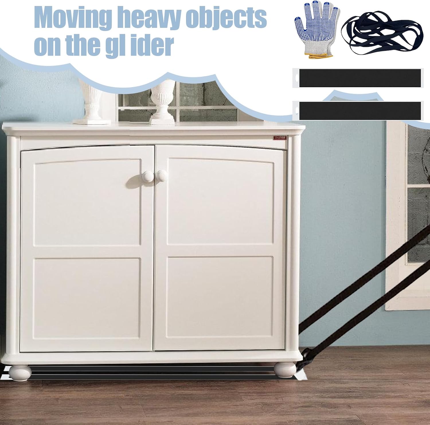 Washing Machine Glider - Easy Glide Sliders for Heavy Items, Non-Damaging Moving Pads | Reusable Floor Protectors, Smooth Carpet Discs for Effortless Moving, Home and officee Furniture Sliders