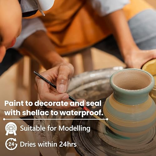 Miniatura 4 de Arcilla seca al aire premium, terracota, 10 libras