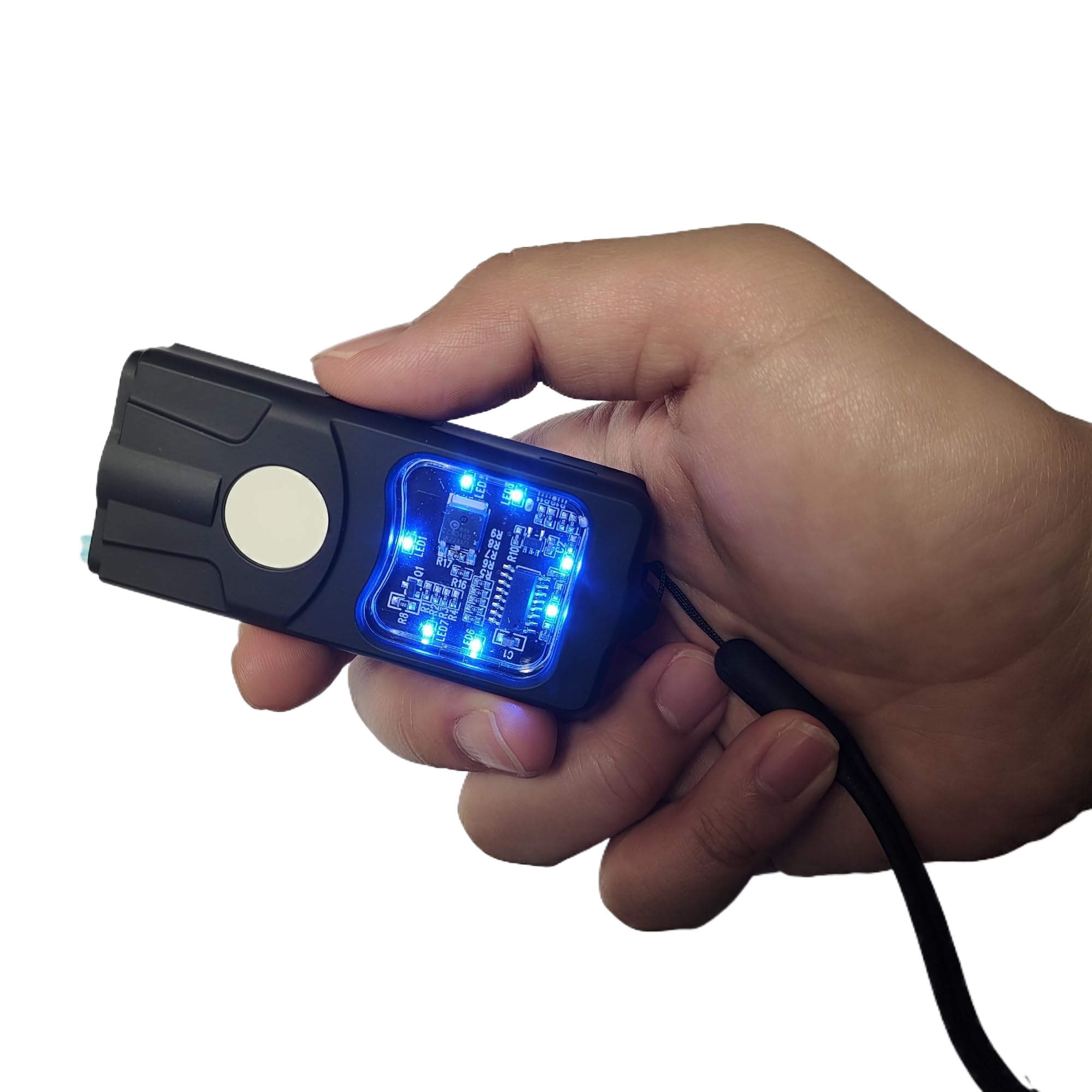Personal Stun Gun for Self Defense for Woman Safety Mini Taser for with Flashlight Micro USB