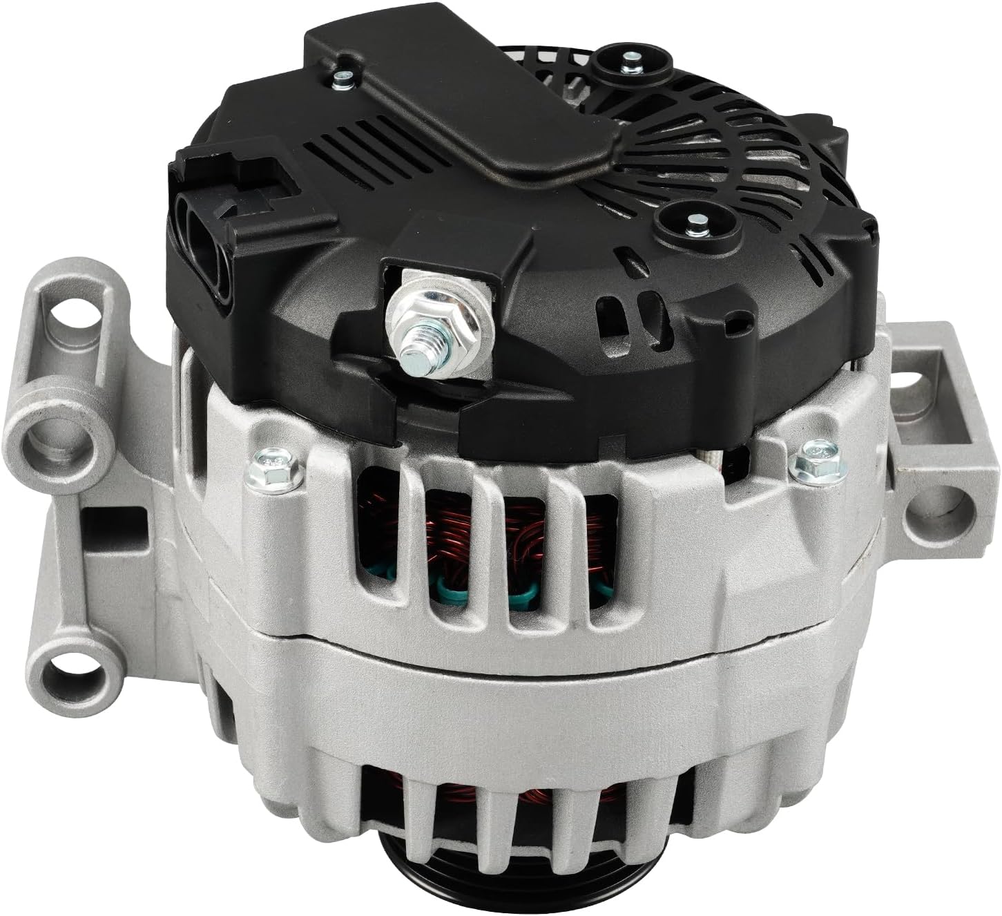 Torchbeam Alternator Replacement for Chevy Colorado 07-08 All Model/09-12 2.9L 3.7L, Hummer H3 07/08-10 3.7L, H3T 09-10 3.7L, Canyon 07-08 09-12 2.9L 3.7L for 11148N 12V 125Amp CW S6 6-Groove Pulley