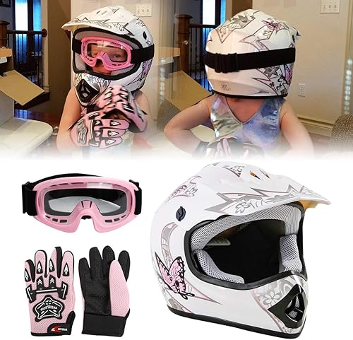 Miniatura 3 de TCT-MOTORPARTS DOT - Casco de motocross ATV para niños y jóvenes, casco de cara completa para motocross, motocross, motocross, motocross, motocross,