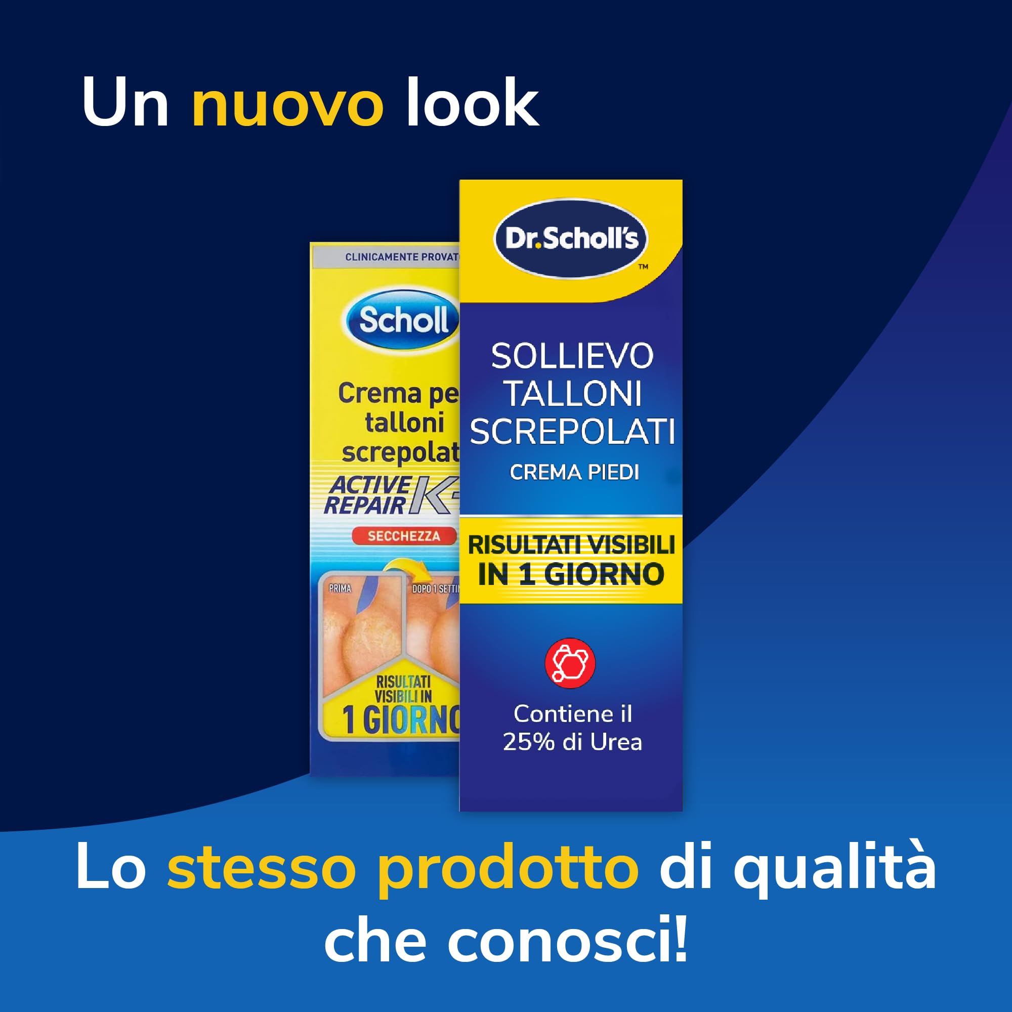 Dr. Scholl's Active Repair K+ Cracked Heel Cream, 25% Urea, Foot Cream with Keratin, Intense Hydration, Fast Absorption, Long Lasting Effect, Daily Use, 60 ml - 2