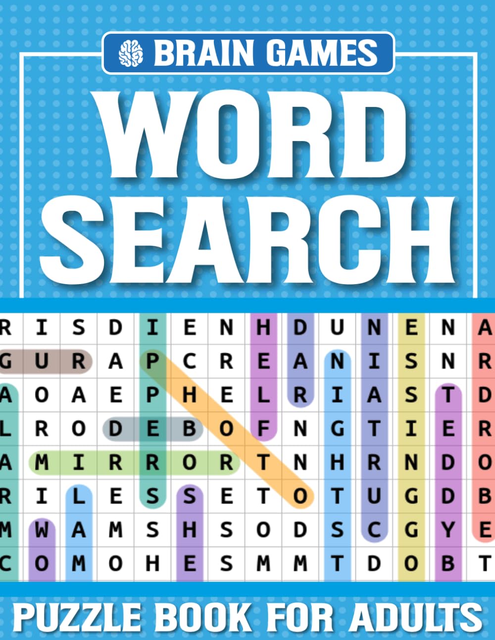 Word Search Puzzle Book for Adults: Large Print Puzzles & Solutions – Fun and Challenging Word Search for Adults