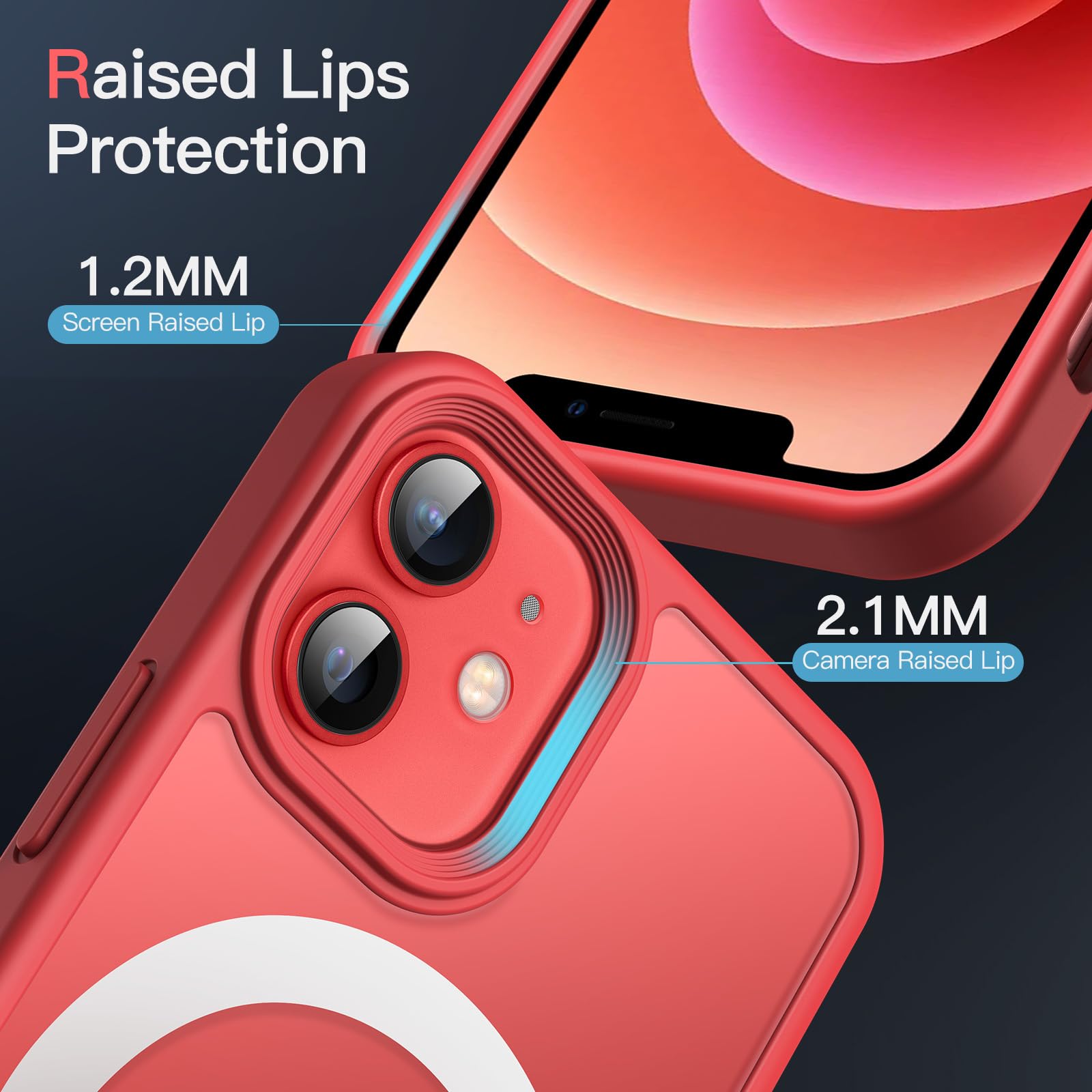 Amazon.com: JETech Magnetic Case for iPhone 12 Mini 5.4-Inch