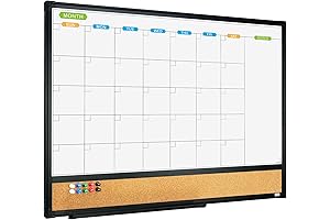 JILoffice 24x18 inch Magnetic Calendar Dry Erase Board