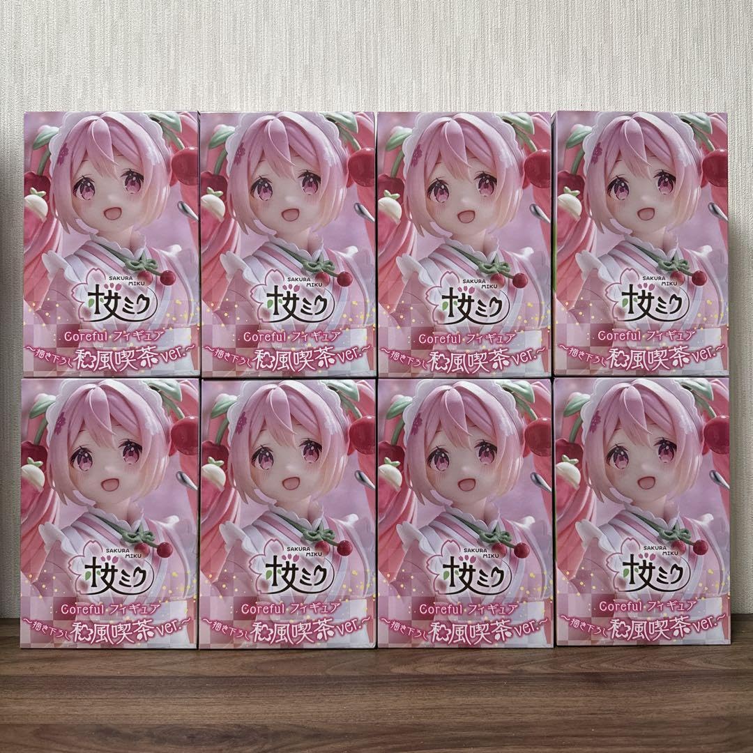 Amazon.co.jp: ミク 桜ミク Corefulフィギュア 描き下ろし和風喫茶ver