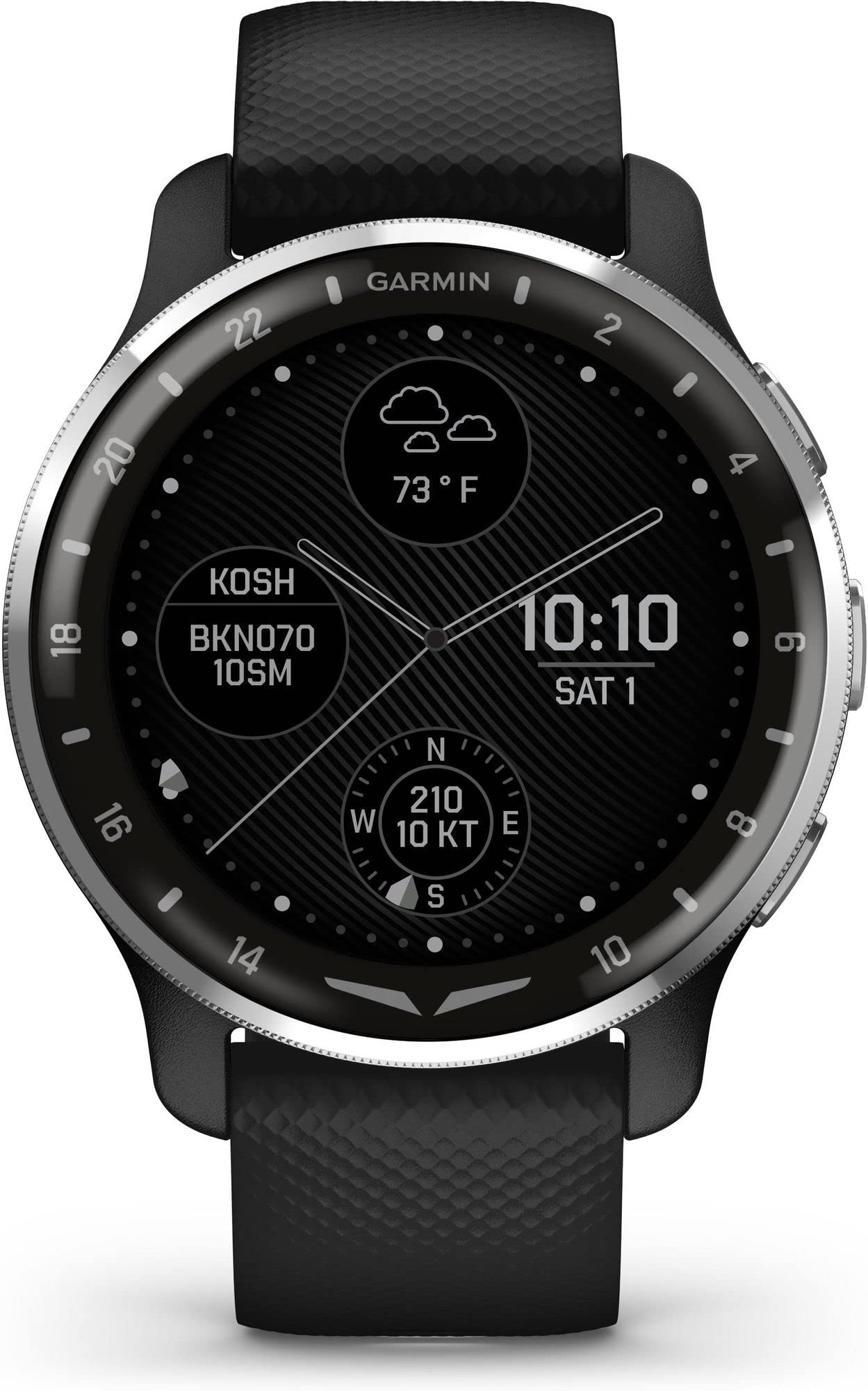 Garmin D2(TM) Air X10 010-02496-19 Smartwatch Bluetooth, GPS, pulsometr, Jeden rozmiar