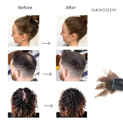 Miniatura 7 de Fibras engrosantes del cabello marrón oscuro 1.06 oz