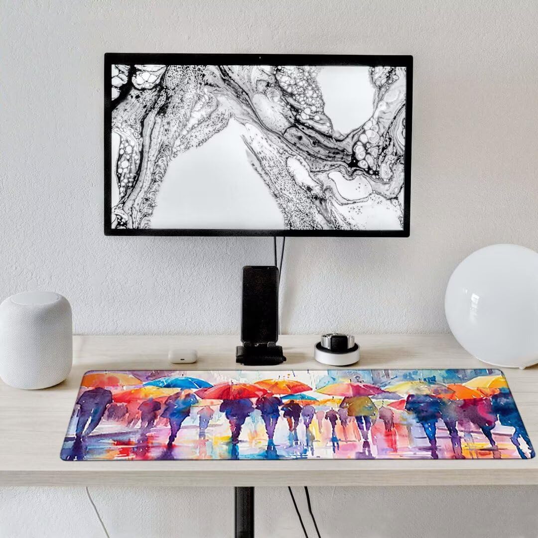 Podkładka pod mysz, podparcie nadgarstka, podkładka pod mysz z antypoślizgową gumową podstawą, ergonomiczna podkładka pod mysz do komputera, laptopa, domowego biura, kompatybilna z myszami laserowymi