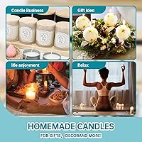 Vista 8 de TOAUTO 20 libras derretidor de cera digital para hacer velas comercial olla de fusión de cera eléctrica con panel de control de temperatura preciso