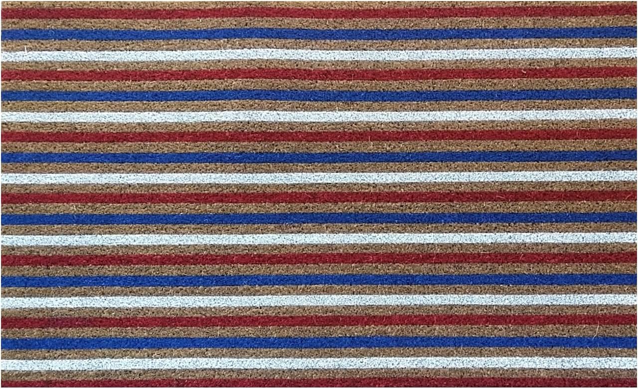 Briarwood Lane Everyday Coir Doormat 48x30 American Stripes Large Coir Doormat