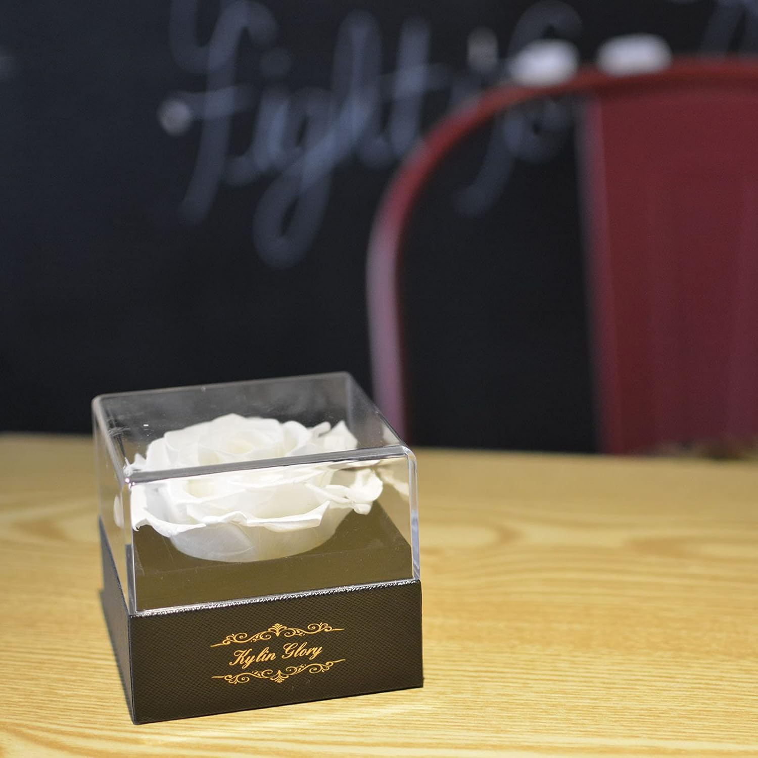 Kylin Glory Fresh Cut Flower Preserved Rose for Women Mom Wife Girlfriend - Flower Gift Real Rose Decor for Mother's Day Valentine's Day Wedding Party Celebration Birthday Anniversary (White) - Image 7