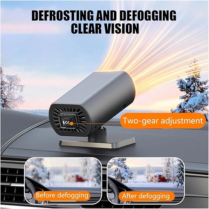 Calefactor Eléctrico Portátil 12V Convector para Auto miniatura 6