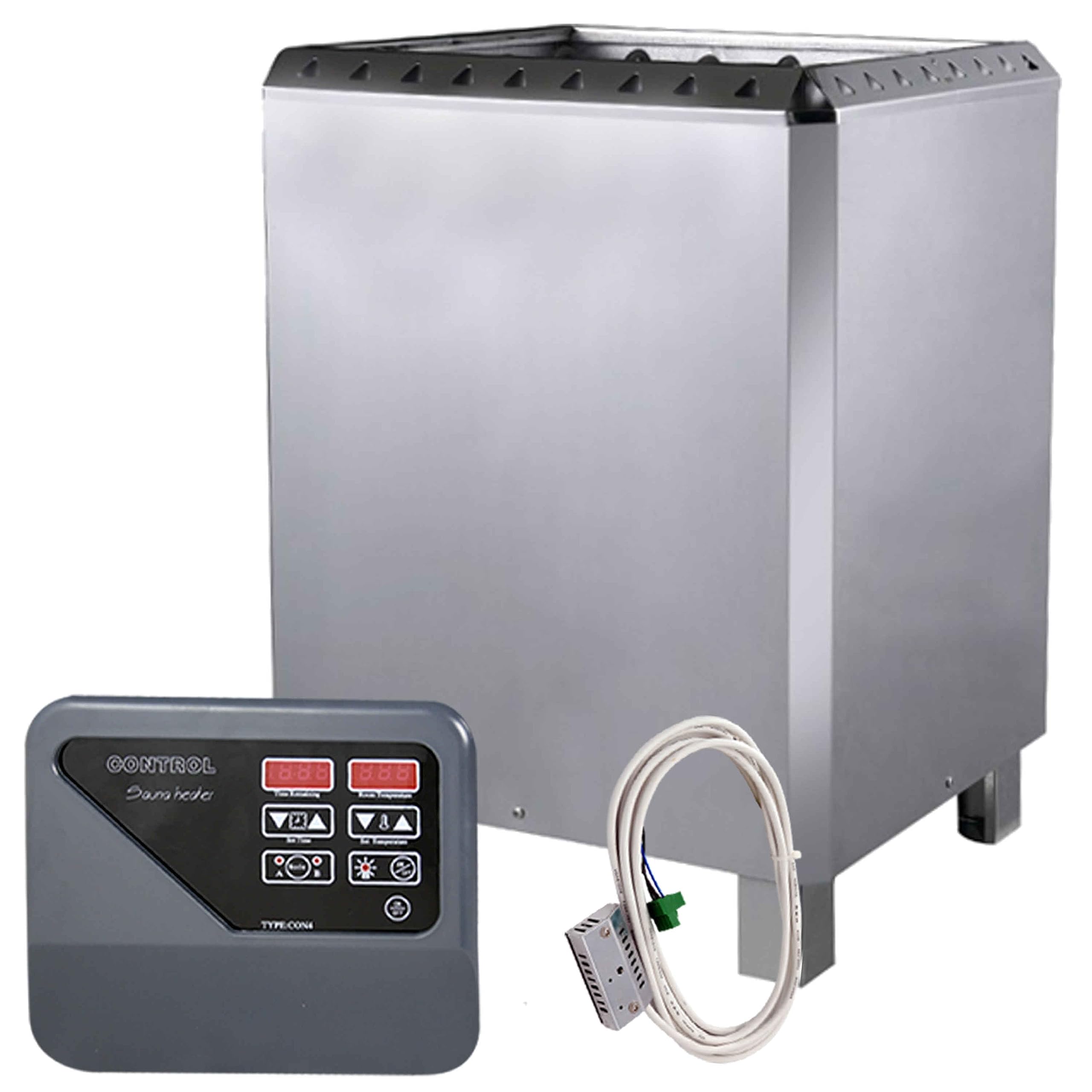 vanvilla Saunaofen 12kw mit externer Steuerung 380V Edelstahl Finnische Sauna