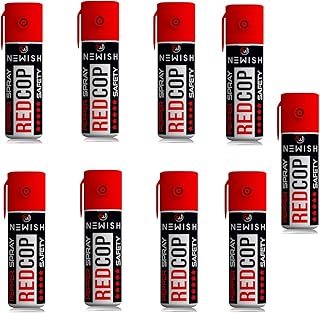 Newish 55 ML Self Defence Pepper Spray (Pack of 9) | Portable Safety Spray for Women, Men & Seniors | Night Travel, Outdoor Use, Quick-Action, Non-Lethal, Legal, 15 ft Range