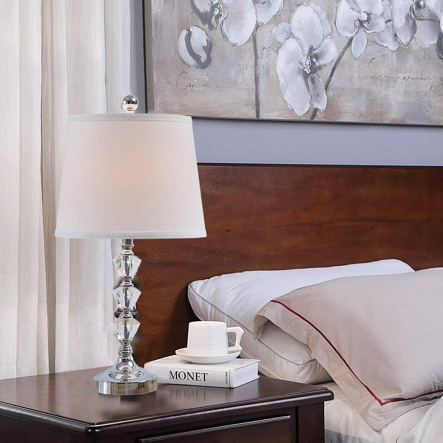 Creative Product Falflor Set of 2 Crystal Table Lamp with 2 USB Charge Ports Nightstand Lamp Bedside Table Lamp for Nightstand Guest Living Room Exclusive Discount 90% Price Falflor Set of 2 Crystal Table Lamp with 2 USB Charge Ports Nightstand Lamp Bedside Table Lamp for Nightstand Guest Living Room