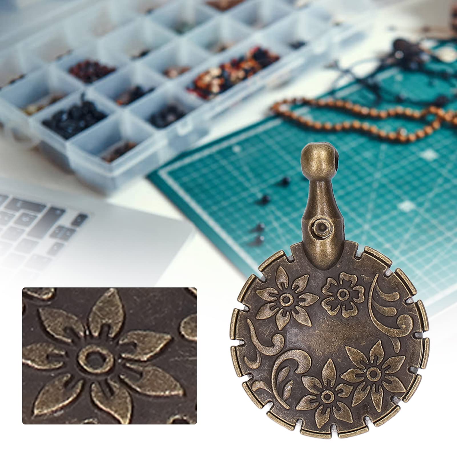5 Ciondoli Vintage In Metallo Oro A Forma Di Tagliafilo - Accessori Fai Da Te Per Cucito E Uncinetto