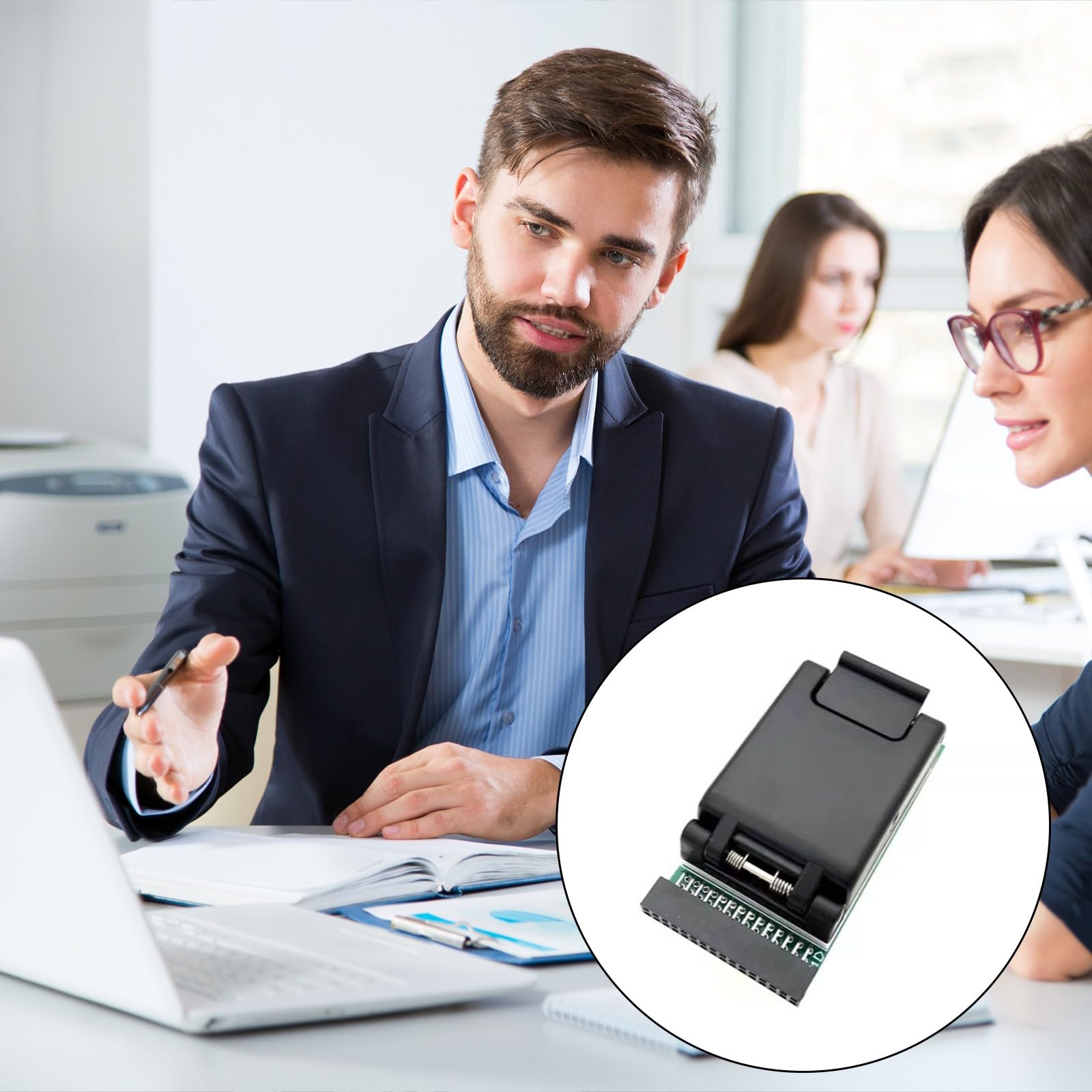 Affidabilità EMMC BGA153 BGA169 Adattatore appositamente per programmatori T76 Progetti Programmazione e Lettura velocità