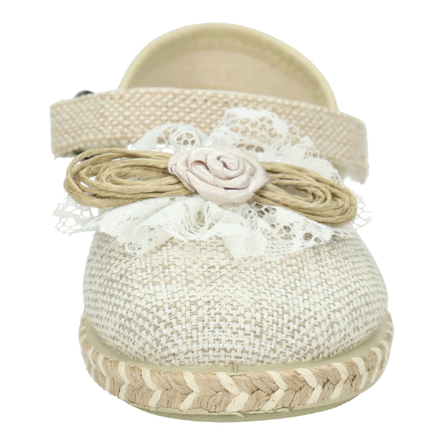 9910-31 Alpargatas para niñas, esparteñas Planas para niñas, Alpargatas para Verano, Hechas en España NIÑA Sandalias