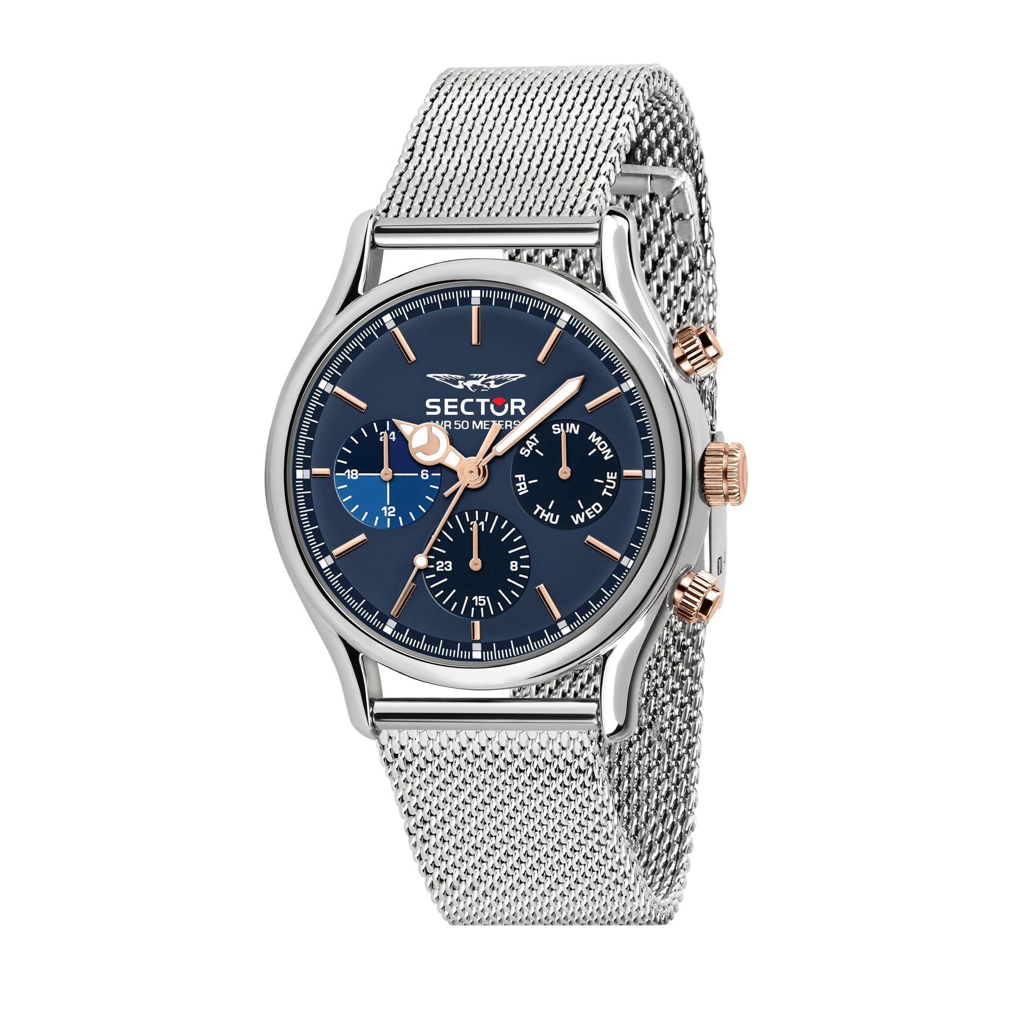 Sector No Limits 660 Orologio Uomo Multifunzione in Acciaio, PVD Oro rosa - R3253517010