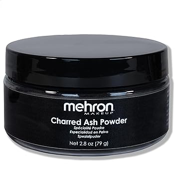 Mehron Makeup Special Effects Powder 2.8 oz Charred Ash | Made in the USA